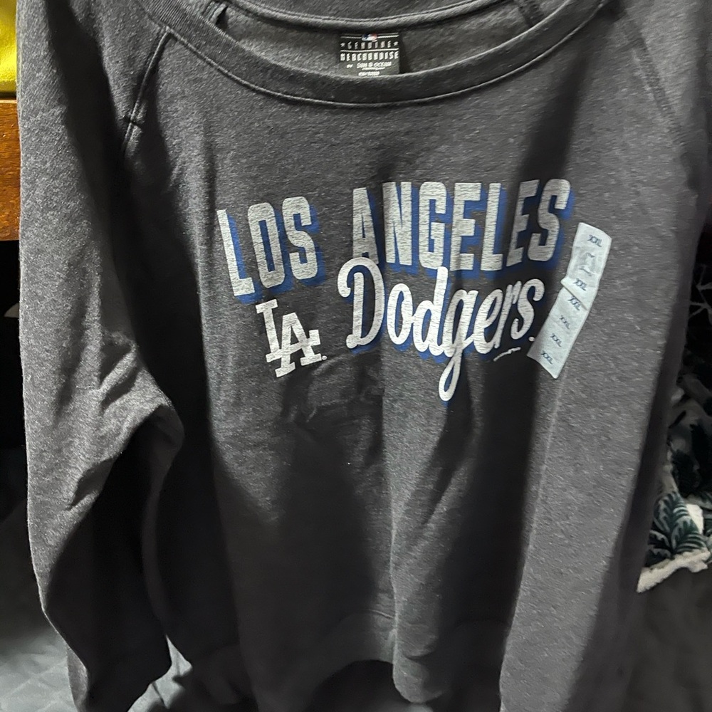 Grey L.A. Dodgers Sweater